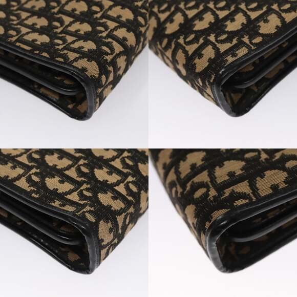 DIOR Trotter Canvas Shoulder Bag Navy - Picture 10 of 12